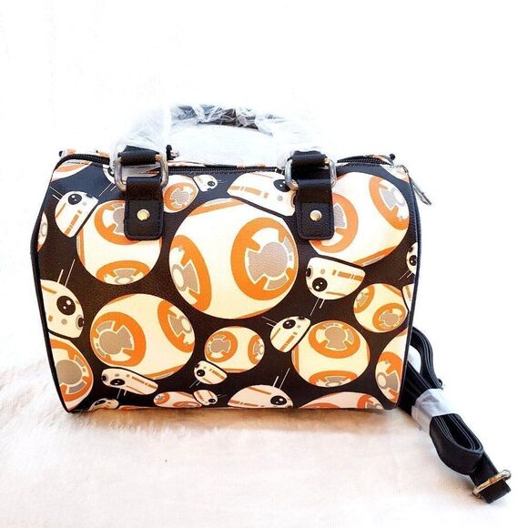 Loungefly x Star Wars BB8 OG HEART LOGO satchel crossbody NWT SUPER RARE - Picture 2 of 5